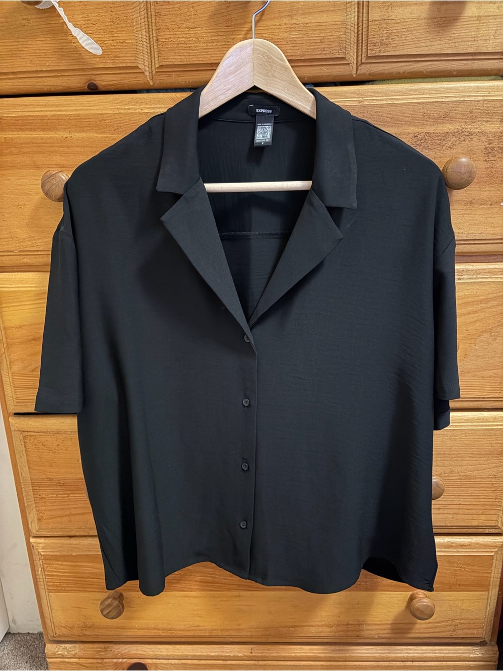 Black Button Down Shirt